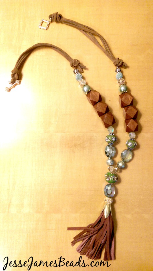 dried herb tassel necklace